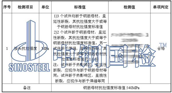 幕墻預埋件檢測報告結果