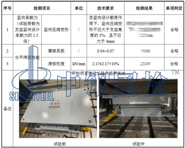 隔震支座檢測報告數(shù)據(jù)